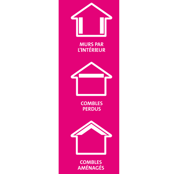 Membrane d'étanchéité à l'air avec pare-vapeur en polyéthylène - PVSd18 Isover - en rouleaux de 1,50 M x 40,00 M
