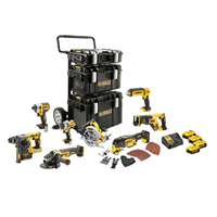 Ensemble de 8 machines Dewalt DCK853P4-QW XR 18V avec 4 batteries 5 Ah et chargeur