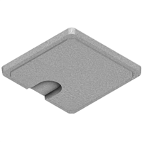 Couvercle non armé en béton pour boîte d'eau pluviale RBA de dimensions intérieures 30x30 CM