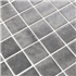 Carrelage mosaïque antidérapante - 5 x 5 cm - plaque de 31,2 x 47 cm - Gris