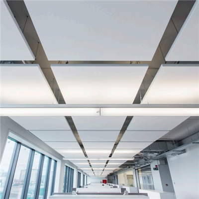 Îlot flottant acoustique Rockfon Eclipse Square - Blanc - 1160,0 MM x 1160 MM - ép. 40,00 MM - lot de 2