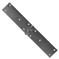 Charnière à congé carrée percée à visser - 30 x 200 mm - CQFD - acier zingué