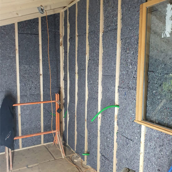 Panneau isolant en fibres textiles recyclées - Passiv Ouateco - 1,20 M x 0,60 M - ép. 100,00 MM - R2,70 m².K/W