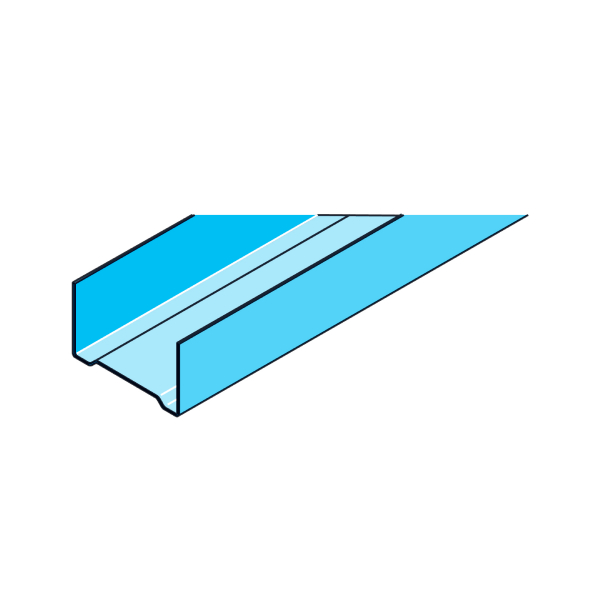 Rail R48 Hydrostil+ 500h Placo - Longueur  3,00 ml - Spécial locaux humides EB+c et EC