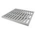 GRILLE DE SOL SANS CADRE 400 X 400 GRIS CLAIR