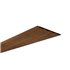 Lambris PVC de sous toiture Chêne doré - 4 frises alvéolaires - 250 MM x 10,00 MM - Long. 4,00 M