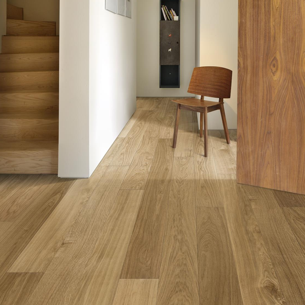 Parquet contrecollé à 3 plis Capital Chêne Dublin brossé - 2420,0 MM x 187 MM - ép. 15,00 MM