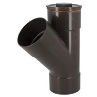 Hta-e culotte a 45° d125 a tampon visitable