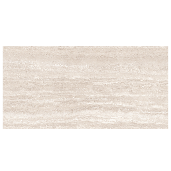 Carrelage grès cérame effet pierre Realstone Travertino Vein Strutturato - 120,0 cm x 60,0 cm - ép. 9,00 mm - Bianco