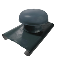 CHAPEAU DE VENTIL AVEC BANDE PLOMB DN 160 ARDOISE