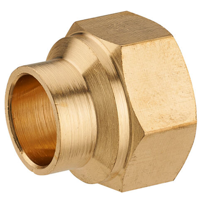Mamelon laiton femelle G3/4 (20x27) pour tube cuivre diamètre 14 mm