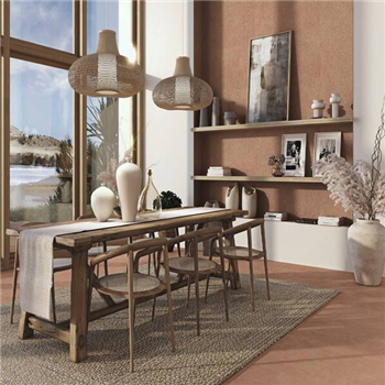 Carrelage sol intérieur imitation terre cuite - Argillae  Gobi - 60,0 CM x 60,0 CM - ép.9,50 MM