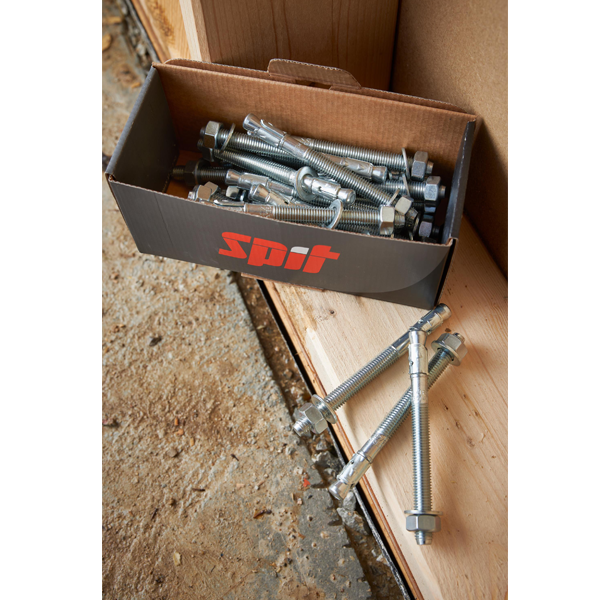 Goujon d'ancrage Fix Z Xtrem Spit - Béton fissuré et non fissuré - Ø 12 x 155 mm - Boîte de 20
