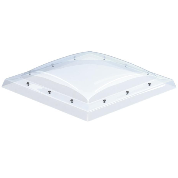 Coupole de protection acrylique transparente Velux ISD0000 pour fenêtre de toit plat - 90,0 CM x 90,0 CM