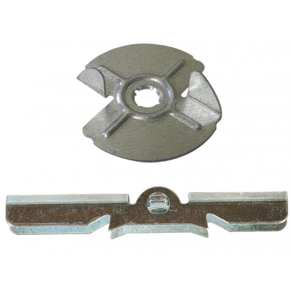 Bascule et rondelle Rapid M6 pour tige filetée dans matériaux creux - 20 kg max - Boîte de 50