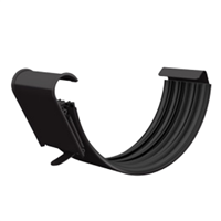 Jonction de gouttière de développé 333 MM Lindab avec joint EPDM - acier galvanisé Gris anthracite RAL 7016