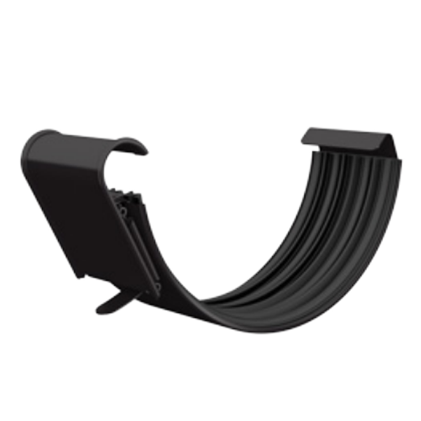 Jonction de gouttière de développé 333 MM Lindab avec joint EPDM - acier galvanisé Gris anthracite RAL 7016