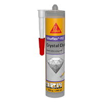 Mastic colle Sikaflex Crystal Clear multi-usages - Transparent