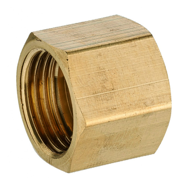 Mamelon double femelle à butée - F26 x 34 mm - 1"- À visser - Laiton - Noyon & Thiebault