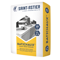 Chaux grise à maçonner Batichaux FL C5 - Saint Astier - sac de 25,0 KG