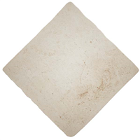 Carrelage intérieur en grès cérame effet pierre Pietra Di Lecce - 50,0 cm x 50,0 cm - ép. 9,00 mm - Avorio