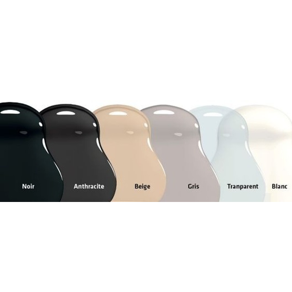 Mastic silicone pour joints de menuiseries et vitrages - SikaSeal 110 - 300 ml - cartouche de Gris