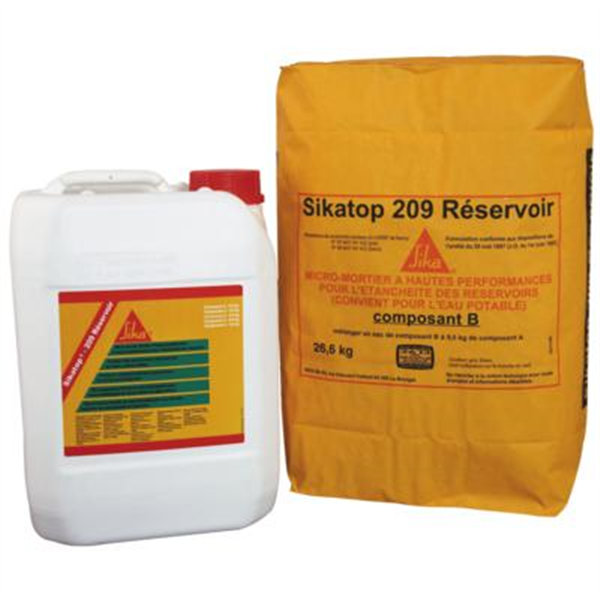 Revêtement d'imperméabilisation  Sikatop 209 réservoir