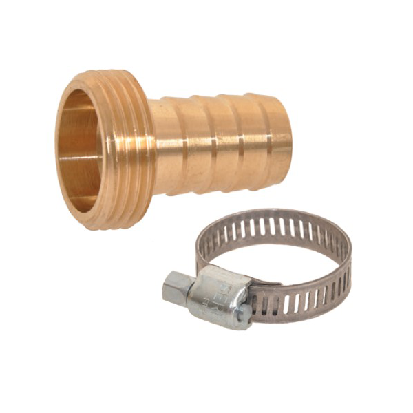 Raccord laiton tuyau arrosage collier 26 x 34 mm diamètre 25 mm Fitt