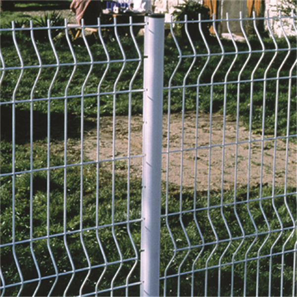 Poteau à sceller Dirckx Axor pour clôture en panneau rigide - couleur Gris - hauteur 2.4 M