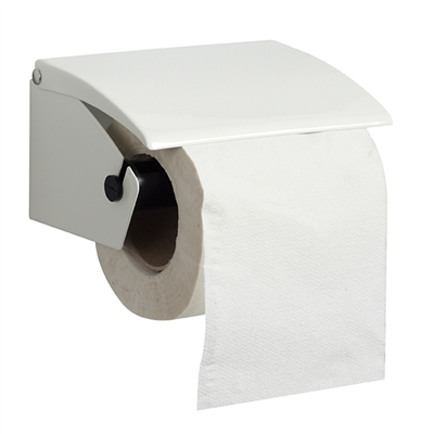 Distributeur de papier hygiénique pour rouleau standard - Blanka Rossignol - Acier - Blanc