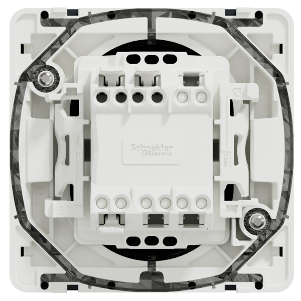 Interrupteur va-et-vient Schneider Mureva Styl - IP55 - IK08 - gris anthracite - 10AX 250V