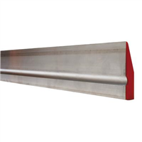 Règle aluminium à dresser biseautée plâtrier - Mob Mondelin - 1,5 mètres - Embouts plastiques