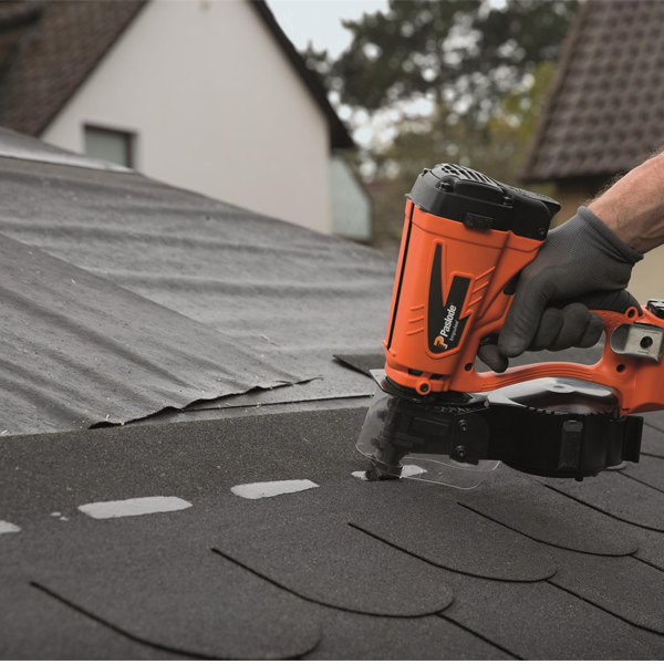 Cloueur autonome gaz à rouleau Paslode IM45 CW Lithium spécial bardeau bitumé