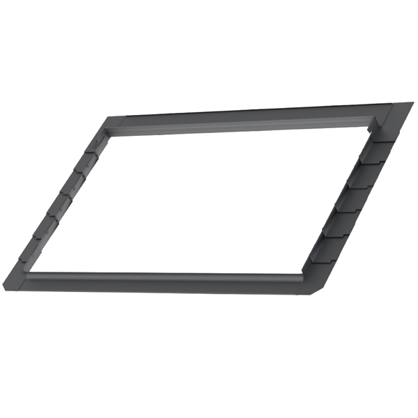 Raccord Velux EDLS 2000 pour verrière atelier FFK08 de 127,0 CM x 140,0 CM - poste standard sur ardoise