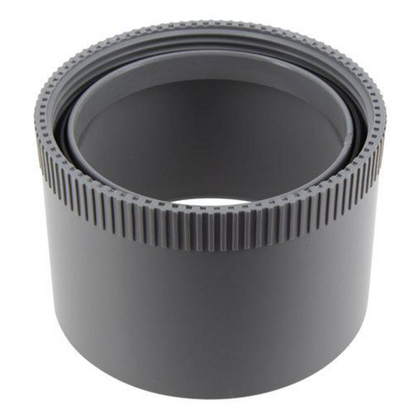 Manchette d'adaptation femelle à coller pour raccordement de canalisation - Ø 100 - PVC Gris