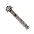 Goujon d'ancrage fileté Edia - Diamètre 12mm Longueur 135mm - Acier galvanisé - Lot de 4
