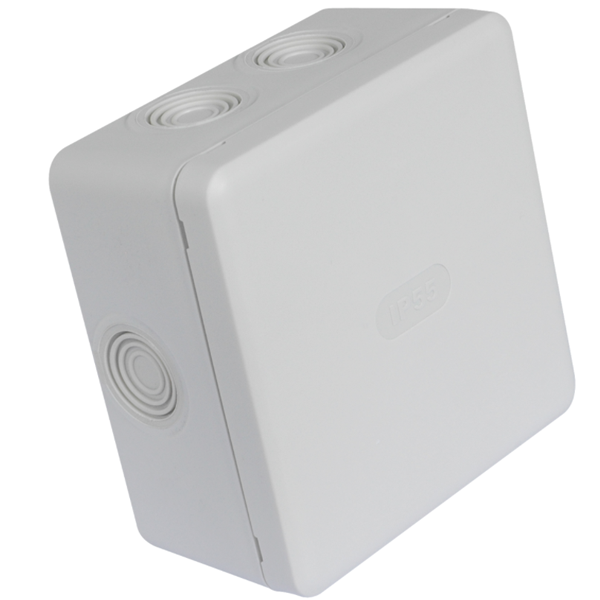 Boîte de dérivation étanche carrée IP55 115X115X55