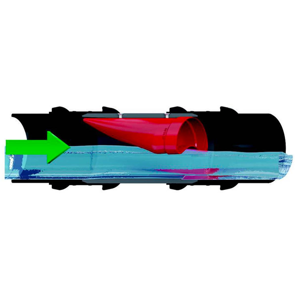 CLAP N/RET WASTOP PVC DN110 L210MM