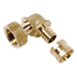 Raccord PER coudé en laiton avec écrou tournant femelle 1/2" à sertir par glissement - SERTIgliss - pour tube  Ø 16 mm