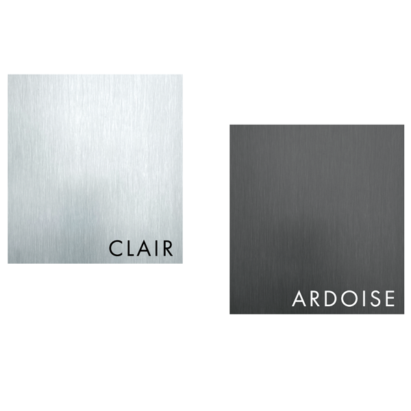 Coude tulipé à 72° prePatina ardoise Eco Zinc Rheinzink pour tuyau de descente de gouttière de 80,0 MM