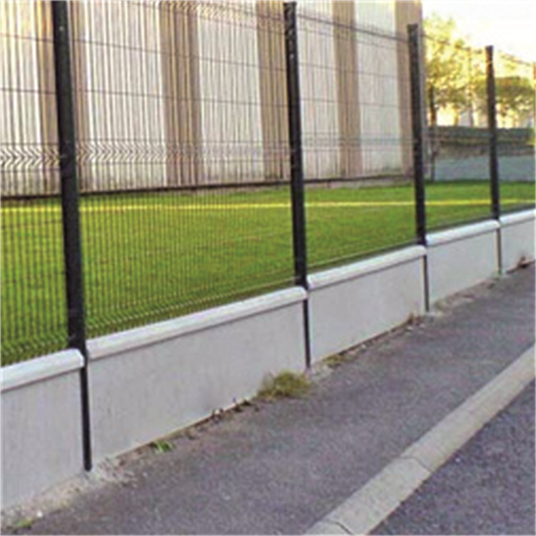 Plaque de soubassement béton 1/2 chaperon incorporé - 25,00 CM x 3,50 CM - Long. 2,00 M