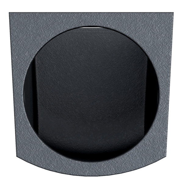 Sabot de gargouille en fonte 185 x 128 mm - hauteur 126 mm - Sortie ∅ 104 mm
