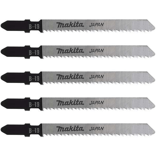 Lame scie sauteuse stratifié HCS B-19 Makita coupe sans éclats - Lot de 5