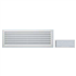 GRILLE A ENCASTR. AVEC MOUSTIQUAIRE 254X108 BLANC-PASS AIR 80CM2