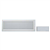 GRILLE A ENCASTR. AVEC MOUSTIQUAIRE 254X108 BLANC-PASS AIR 80CM2