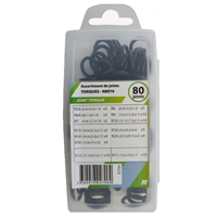 Coffret 80 joints toriques n°5A à n°24 pour robinetterie - Nitrile noir - Noyon & Thiebault