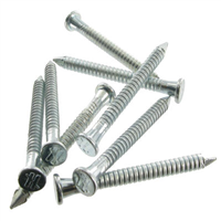 Pointe annelée électrozinguée CNA 4 x 35 mm boite de 250 pièces