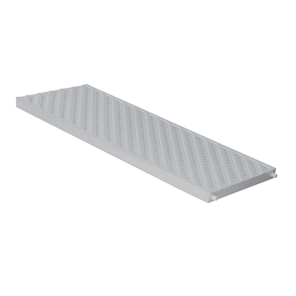 GRILLE PIET/PISC PVC 130X500 GRISE