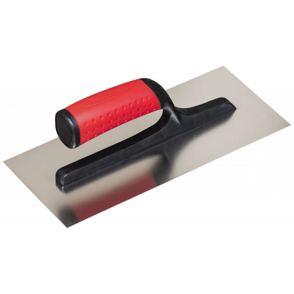 Platoir inox lisse Taliaplast monture polyamide renforcée de fibre de verre 28 x 12 cm