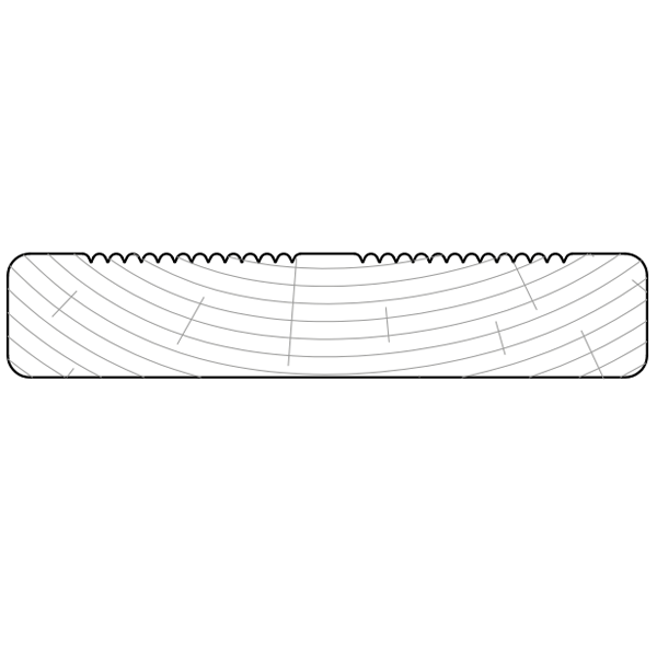 Lame de terrasse bois en Pin du Nord striée - Névéo+ - Bois qualité US - Traité classe 4 marron - 145 MM x 27,00 MM - Longueur 4,50 M